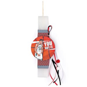 Αρωματική Πασχαλινή Λαμπάδα με Θέμα Μπάσκετ