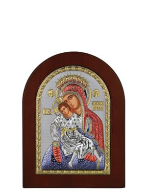 Ασημένια Εικόνα Παναγία Κύκκου 7.5cmx9.5cm