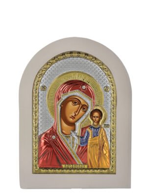Ασημένια Εικόνα Παναγία Καζάν 15cmx21cm