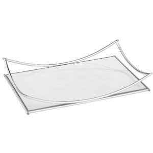 Ασημί Δίσκος Γάμου Τύπου Μάρμαρο