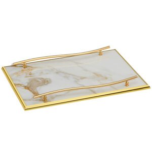 Χρυσός Δίσκος Γάμου Τύπου Μάρμαρο