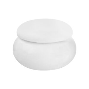 Κεραμική μπιζουτιέρα μακαρόν λευκό χρώμα