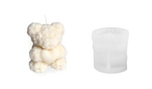 Καλούπι Σιλικόνης Αρκουδάκι Καρδιά 5cm x 6cm