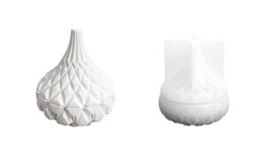 Καλούπι Σιλικόνης 3D Βαζάκι με Καπάκι