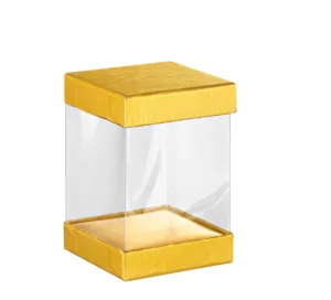 Κουτί Δώρου Πολυτελείας 8×8×10cm Χρυσό