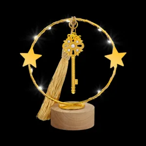 Φωτιζόμενο Γούρι 2026: Χρυσό Κλειδί Επιτυχίας LED (13cm) | Επιτραπέζιο