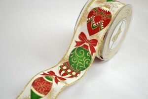 Κορδέλα 'OLD TIME ORNAMENTS' (5.5cm x 9m)