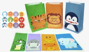 ΧΑΡΤΙΝΟ ΤΣΑΝΤΑΚΙ ΧΩΡΙΣ ΧΕΡΑΚΙΑ ΖΩΑΚΙΑ 13x24x8cm