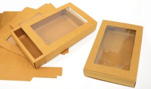 ΧΑΡΤΙΝΟ ΚΟΥΤΙ ΣΥΡΤΑΡΩΤΟ ΜΕ ΠΑΡΑΘΥΡΟ 30x20cx5cm