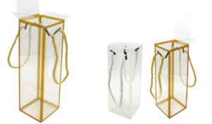 ΤΣΑΝΤΑΚΙ ΚΟΥΤΙ ΜΑΚΡΟΣΤΕΝΟ ΖΕΛΑΤΙΝΑ ΜΕ ΧΕΡΟΥΛΙΑ 9x9x32cm