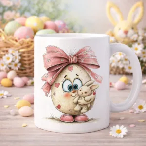 Προσωποποιημένη Πασχαλινή Κούπα "Easter Funny Egg" Karaververis