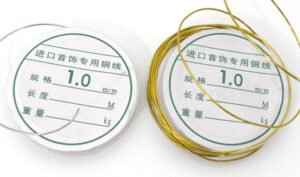 ΣΥΡΜΑΤΑΚΙ 1mm X 2m ΧΡΥΣΟ ΑΣΗΜΙ ΜΠΡΟΝΖΕ