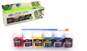 ΣΕΤ 6 ΧΡΩΜΑΤΩΝ ΓΙΑ ΚΕΡΑΜΙΚΕΣ ΕΠΙΦΑΝΕΙΕΣ 25ml