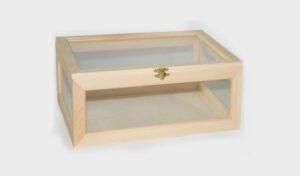 ΞΥΛΙΝΟ ΚΟΥΤΙ ΜΕ ΤΖΑΜΙ 31cm x 22cm x Y12cm