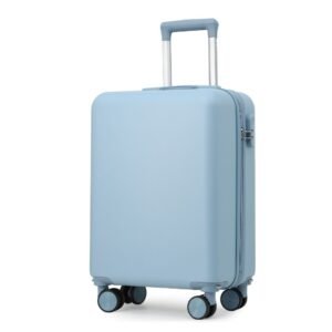 Βαλίτσα Καμπίνας Sky Blue 55x37x22cm Mε Αποσπώμενες Ρόδες